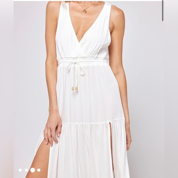 l*space Dresses & Skirts - ☀️NWT L*SPACE EMMA WHITE COVER UP/DRESS - S